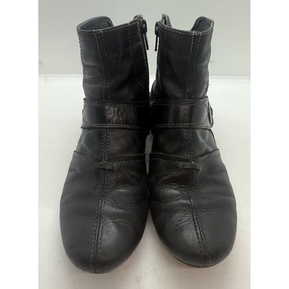 Pikolino's Women's Size 35 EUR 5 US Black Leather Booties Ankle Boots Size Zip - Picture 2 of 7